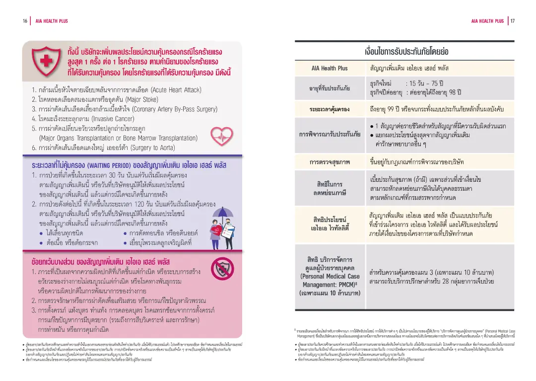 Health Plus โบรชัวร์ หน้า 9