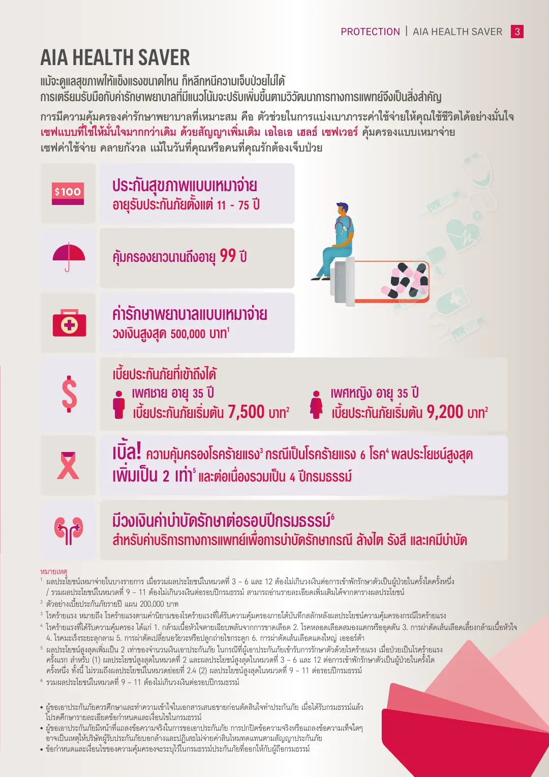 Health Saver โบรชัวร์ หน้า 3