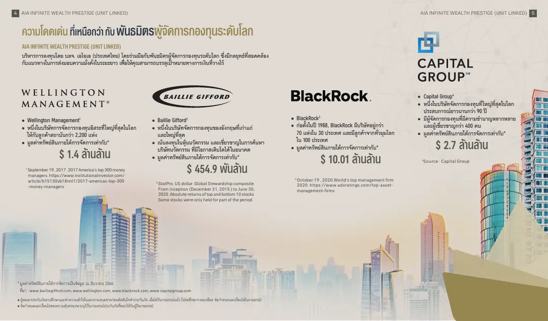 Infinite Wealth Prestige โบรชัวร์ หน้า 4