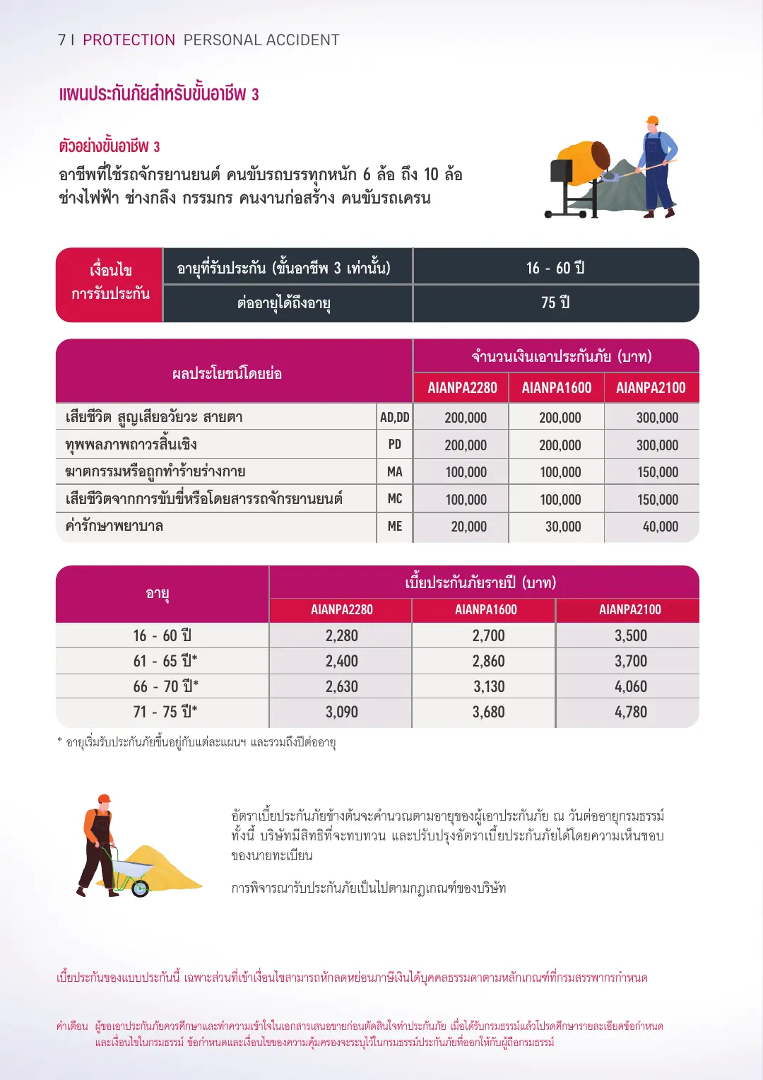 PA Accident โบรชัวร์ หน้า 7