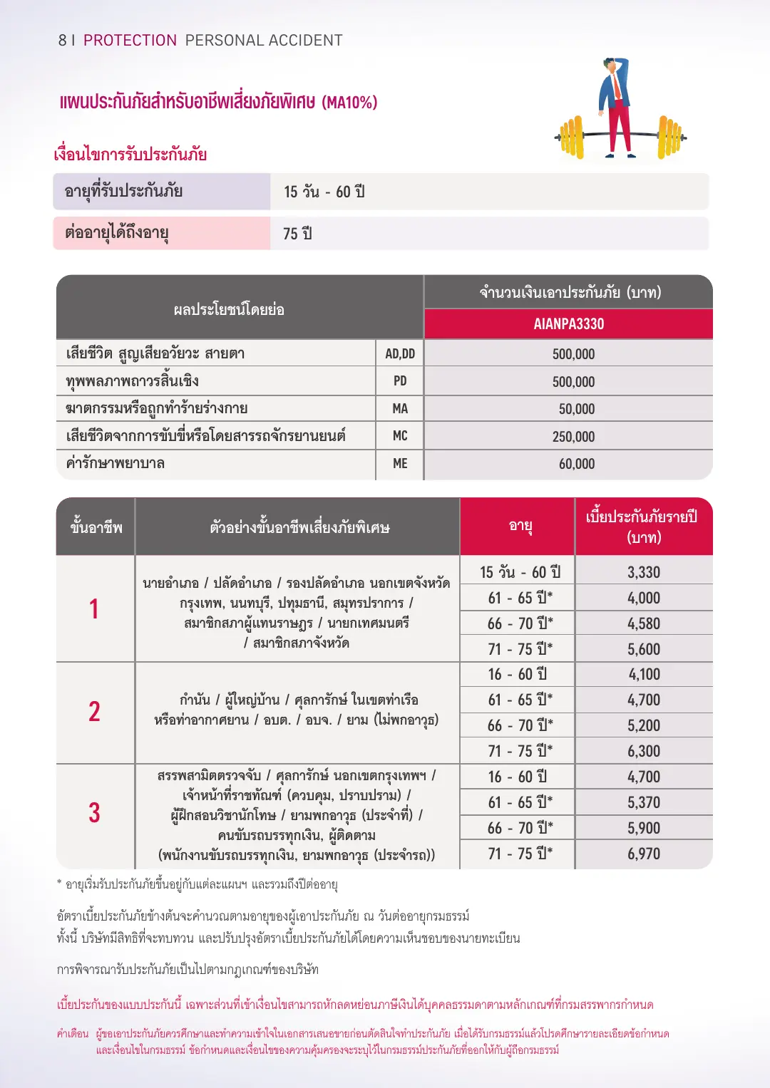 PA Accident โบรชัวร์ หน้า 8