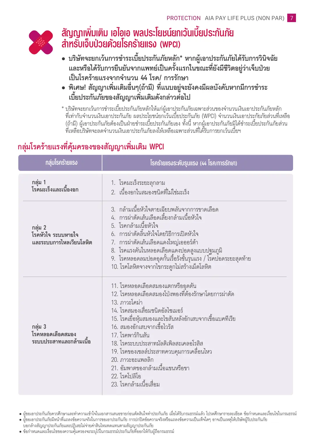 Pay Life Plus โบรชัวร์ หน้า 6