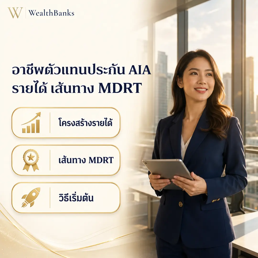 ภาพประกอบบทความ: MDRT AIA รายได้: ยอดเท่าไหร่ เส้นทาง FA