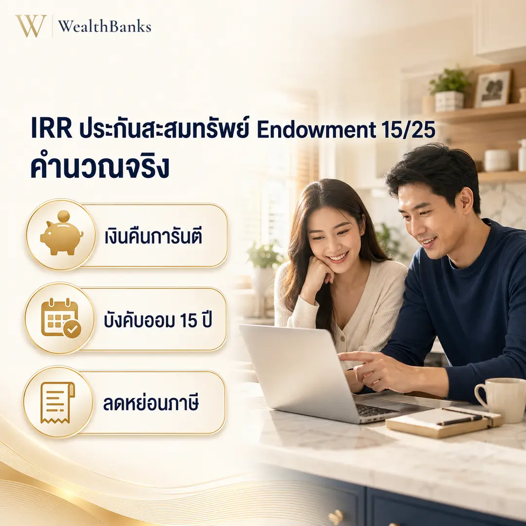 ภาพประกอบบทความ: IRR Endowment 15/25: คำนวณผลตอบแทนจริง