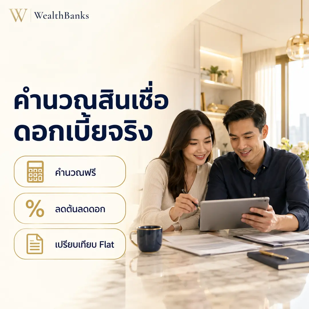 เครื่องคำนวณสินเชื่อส่วนบุคคล