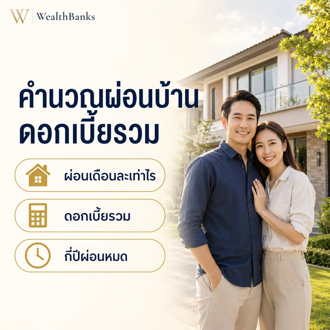 เครื่องคำนวณสินเชื่อบ้าน